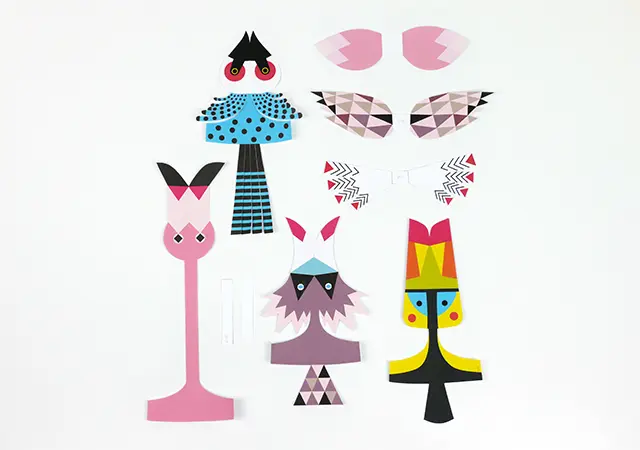 bird finger puppets