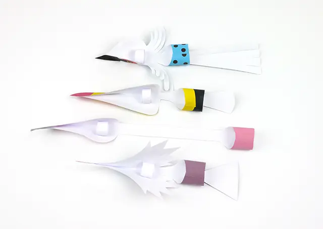 bird finger puppets
