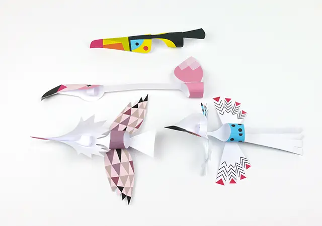 bird finger puppets