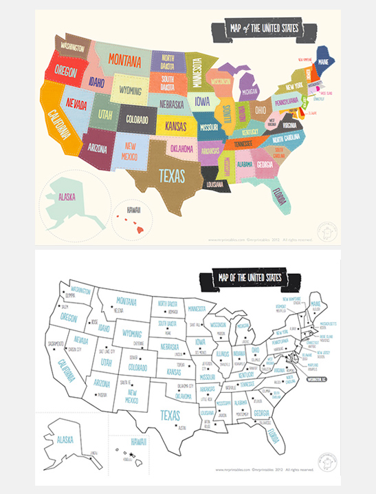 Map of the United States