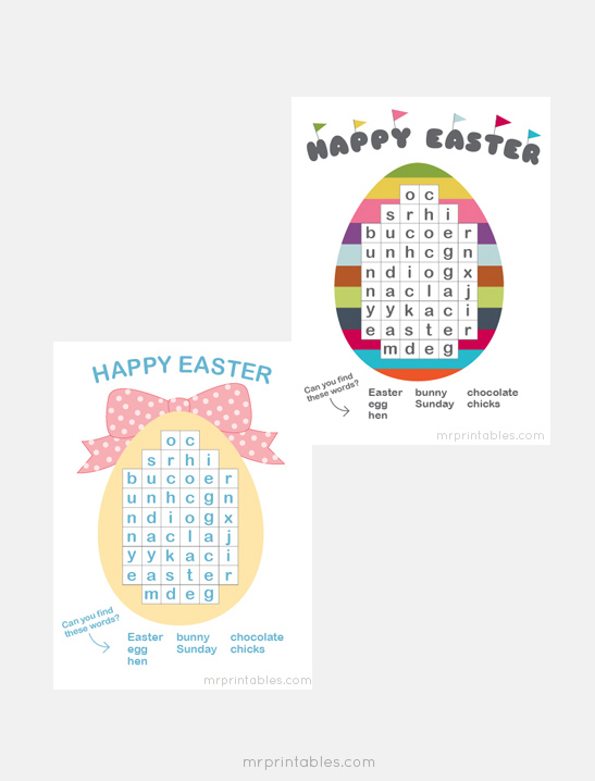Printable Puzzles for Easter — image 1