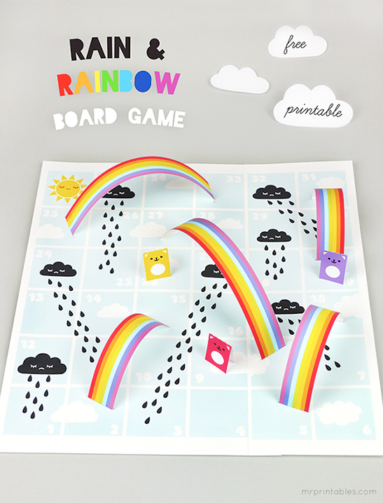 Rain & Rainbow Board Game — image 1