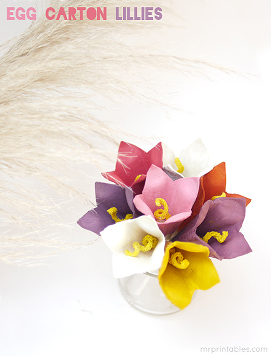 Egg Carton Lilies — image 1