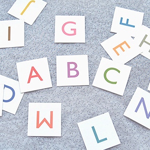 Basic Printable Alphabet Cards