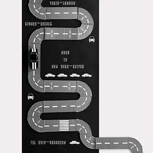 DIY Play Roads Template